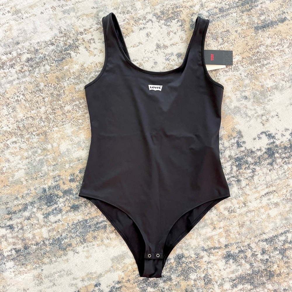 NWT! LEVI’S Black Classic Bodysuit!